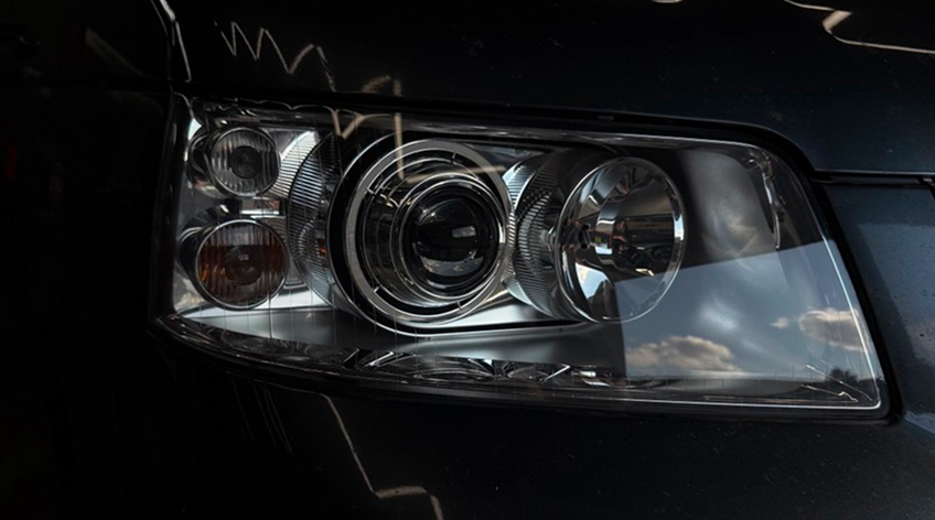 Оклейка фар пленками